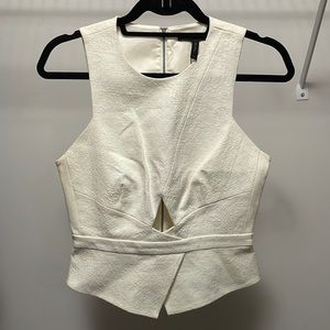 BCBG Off White Top